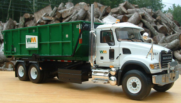 diecast roll off truck