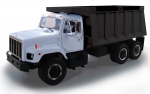 International Harvester IH Dump Truck S Series White/Black